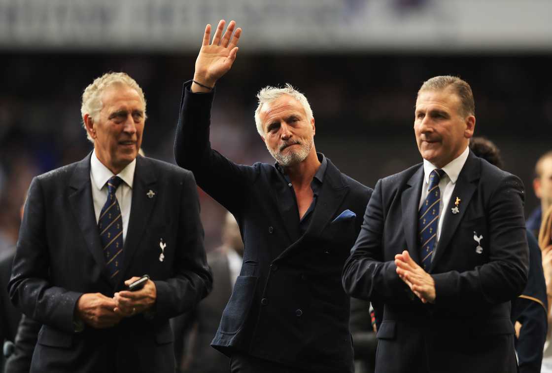 Martin Chivers, David Ginola and Mark Falco