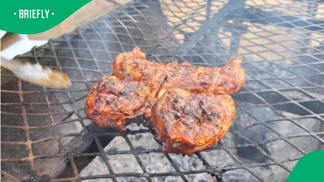 Hile Kaya sells chicken pieces, making about R60,000 per month Hile Kaya sells chicken pieces, making about R60,000 per month