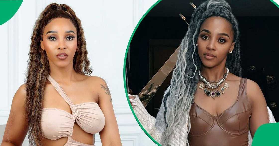 Sbahle Mpisane showed off her dance moves Sbahle Mpisane showed off her dance moves