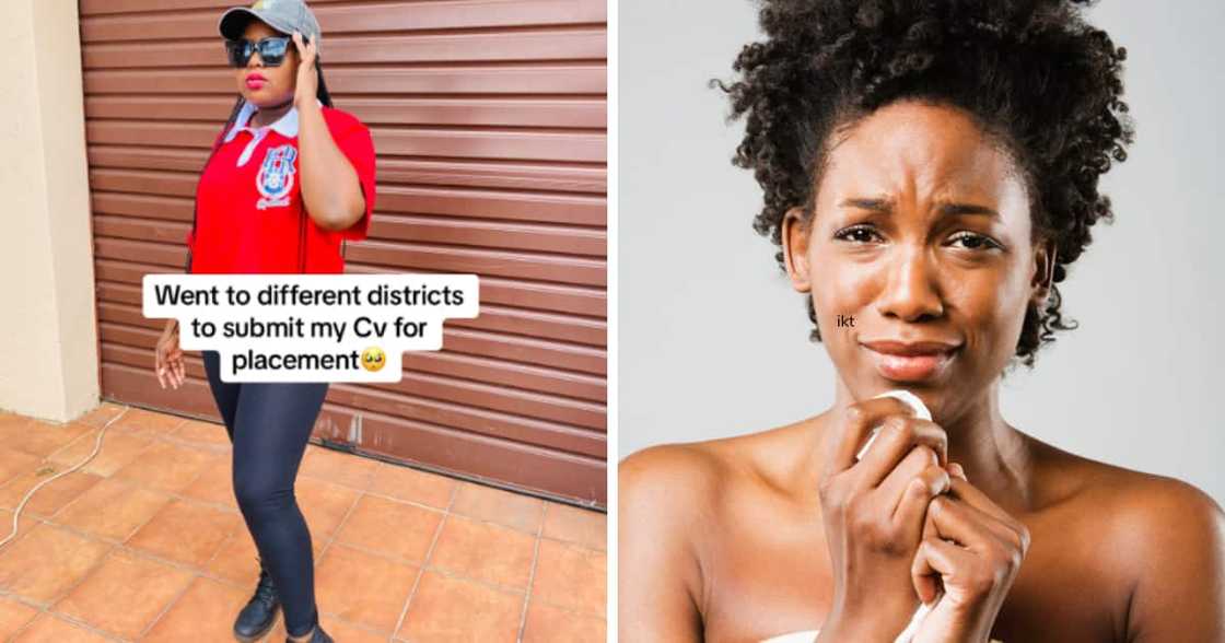 TikTok slideshow of a career woman's employment struggle TikTok slideshow of a career woman's employment struggle