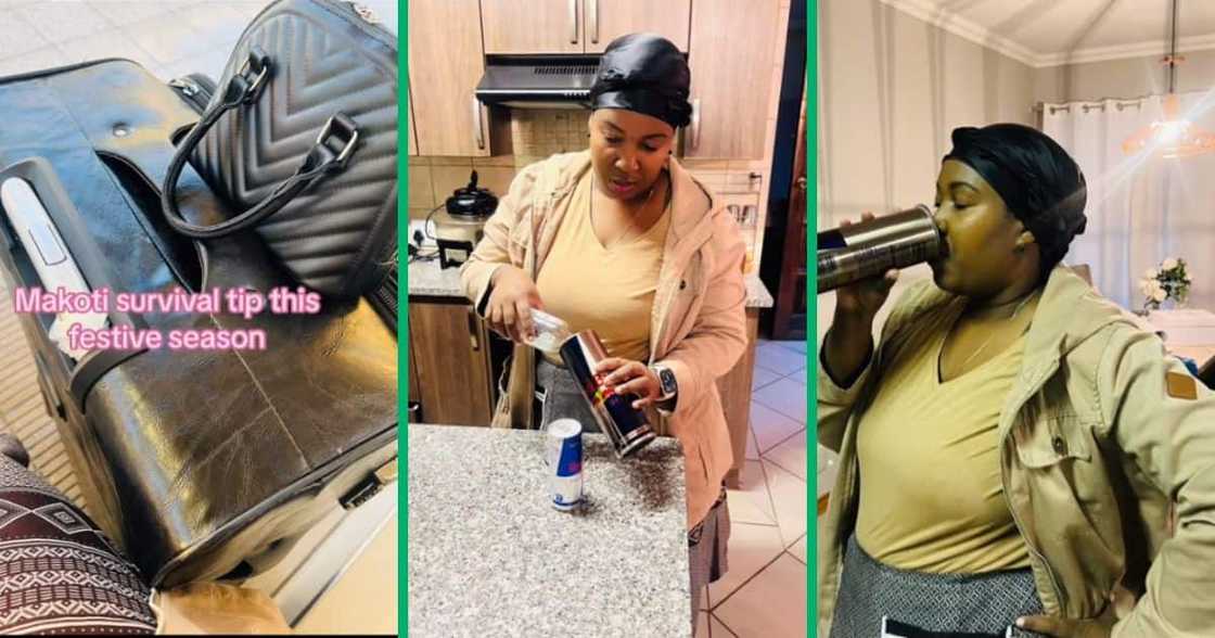 Woman drinking Savanna from flask Woman drinking Savanna from flask