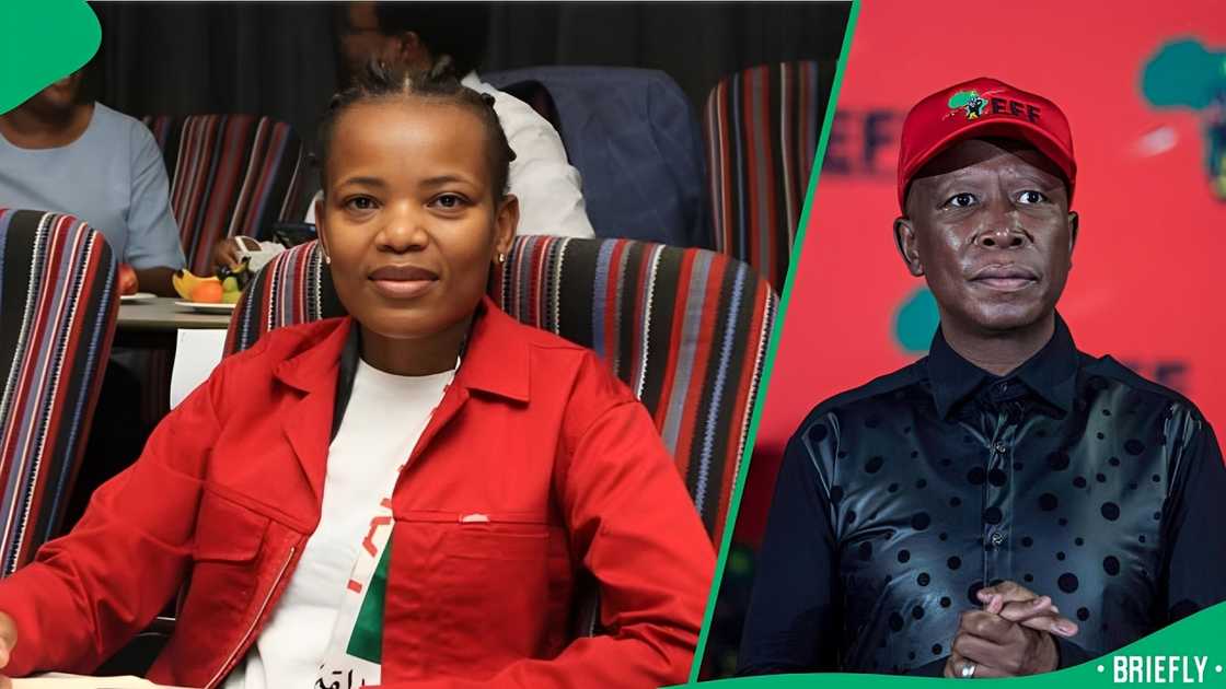 Sixolise Gcilishe and Malema