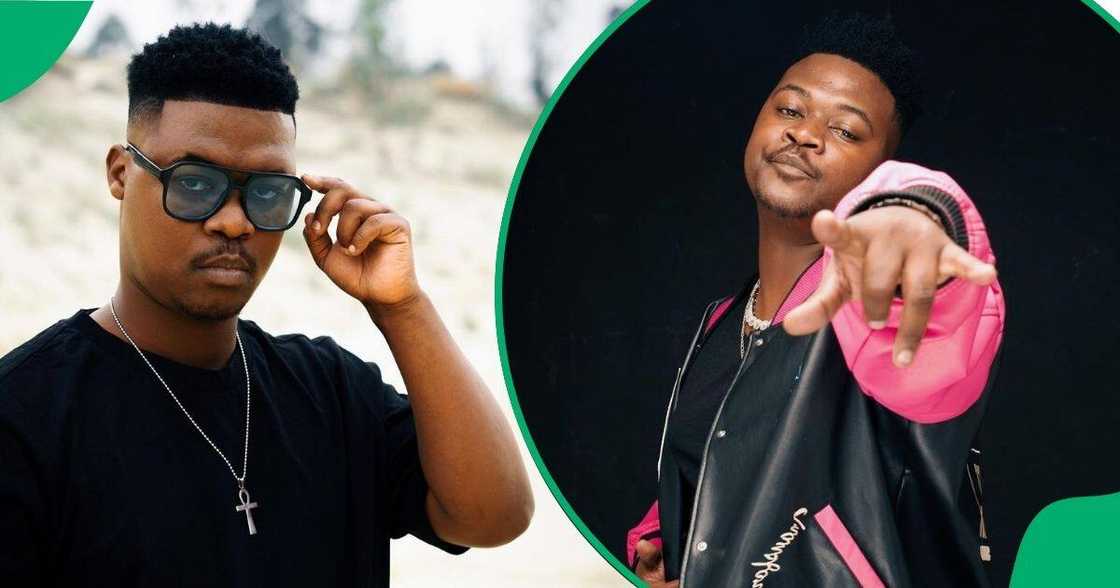 Mlindo The Vocalist sang to his mother during a performance Mlindo The Vocalist sang to his mother during a performance