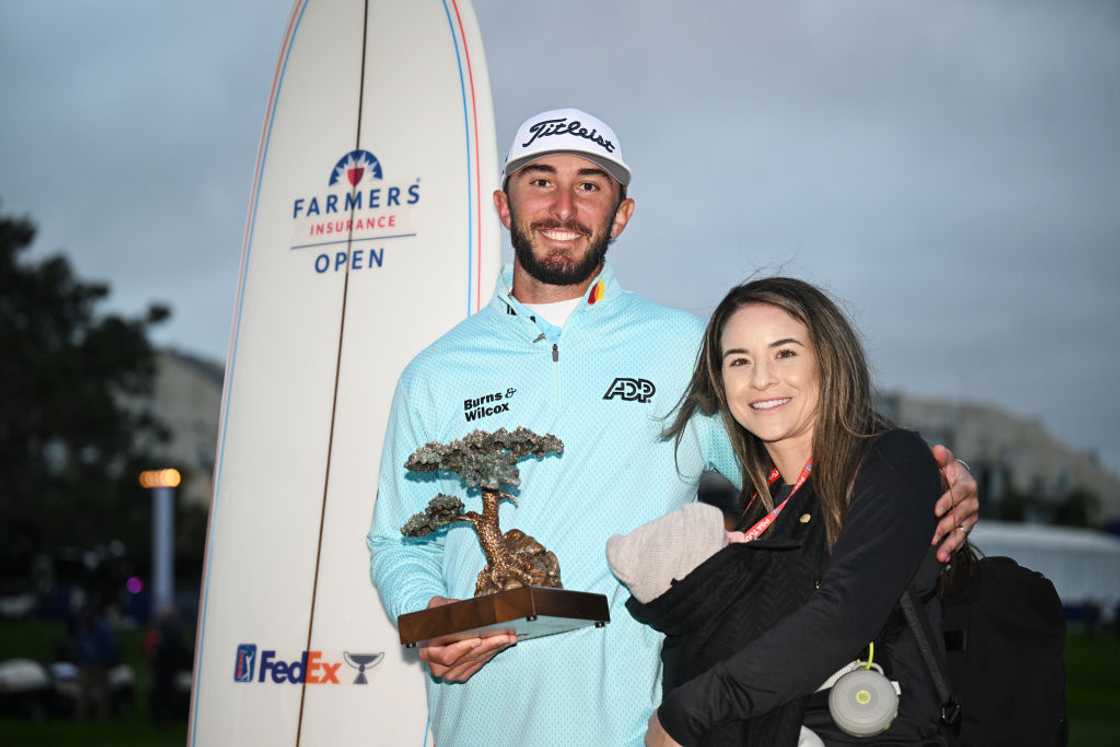 Max Homa with his wife, Lacey Max Homa with his wife, Lacey