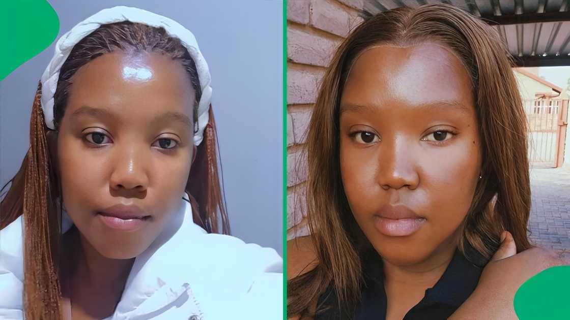 A TikTok shows a woman unveiling her stunning headboard. A TikTok shows a woman unveiling her stunning headboard.