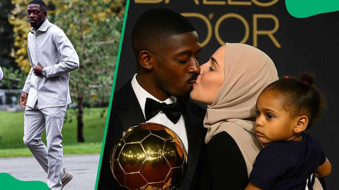 Ousmane Dembélé and wife, Rima Edbouche, have one child, a daughter Ousmane Dembélé and wife, Rima Edbouche, have one child, a daughter