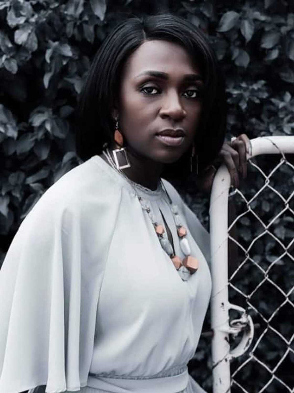 Shoki Mmola during a photoshoot. Shoki Mmola during a photoshoot.