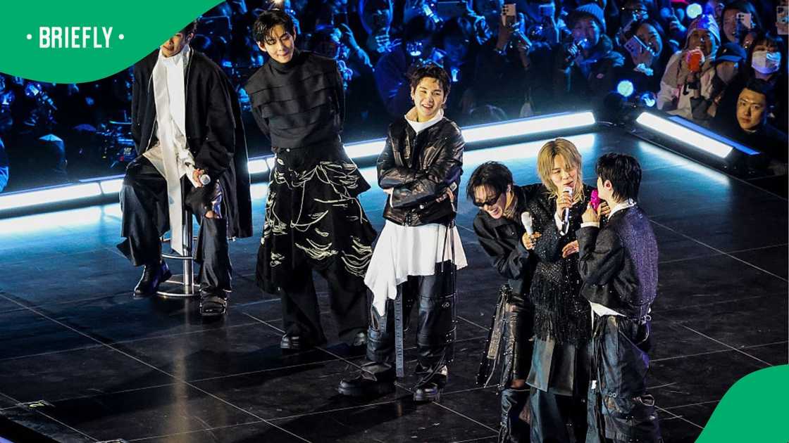 BTS on stage
