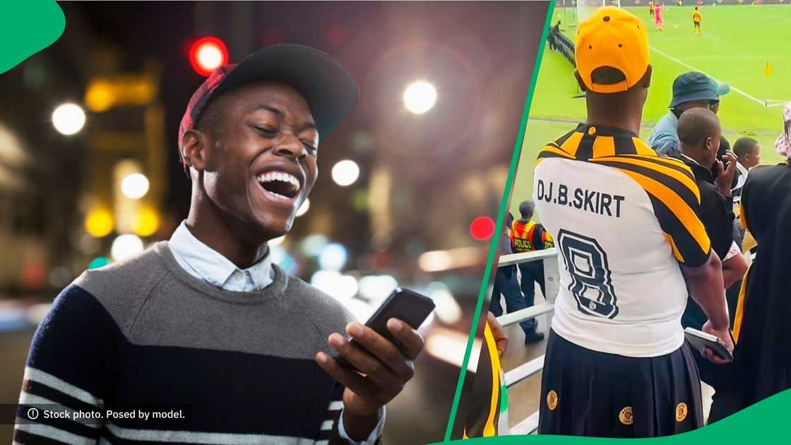 A TikTok video shows soccer fan’s hilarious outfit in high heels. A TikTok video shows soccer fan’s hilarious outfit in high heels.