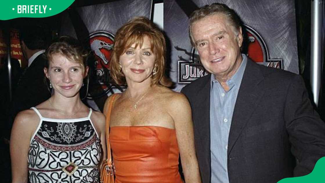 Regis and Joy Philbin and their daughter J.J. Regis and Joy Philbin and their daughter J.J.