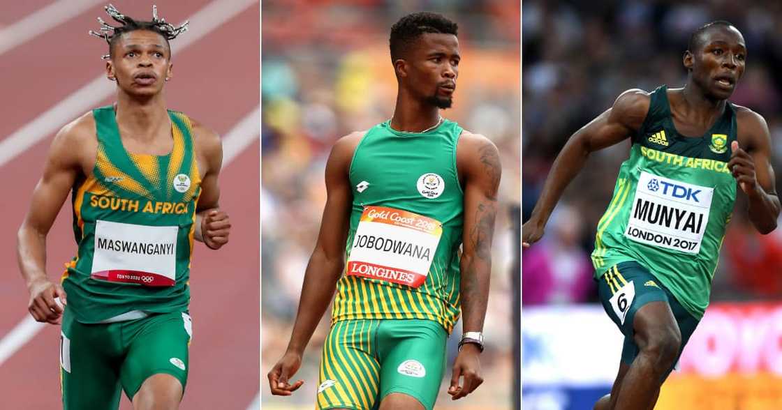 Tokyo Olympics, Shaun Maswanganyi, Anaso Jobodwana and Clarence Munyai, Men's 200m semi-finals