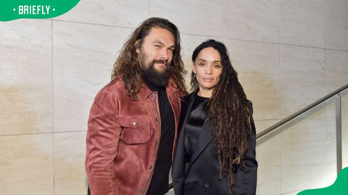 Jason Momoa and Lisa Bonet during the Tom Ford: Autumn/Winter 2020 Runway Show at Milk Studios Jason Momoa and Lisa Bonet during the Tom Ford: Autumn/Winter 2020 Runway Show at Milk Studios