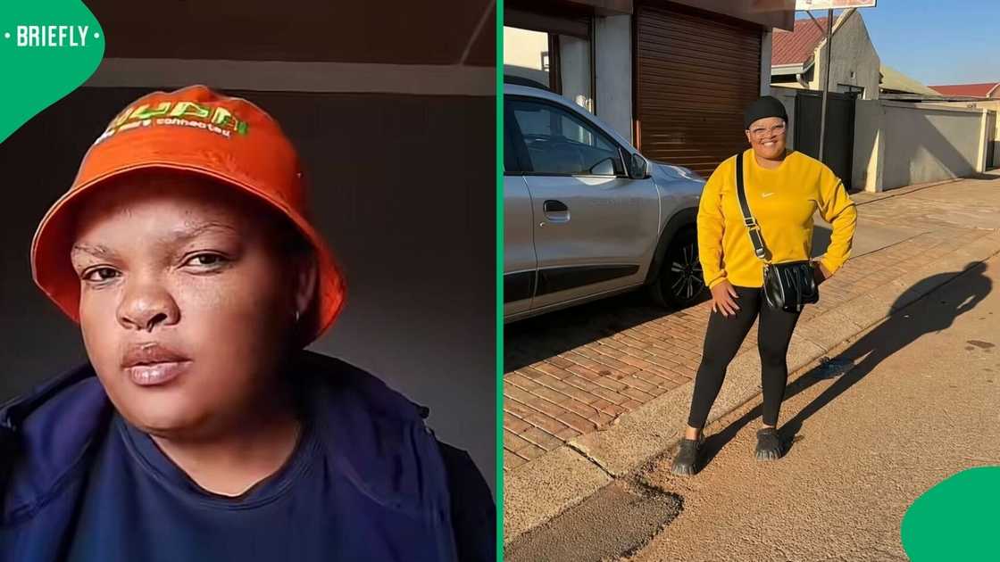 A woman showcased her R900 grocery haul in a TikTok video.