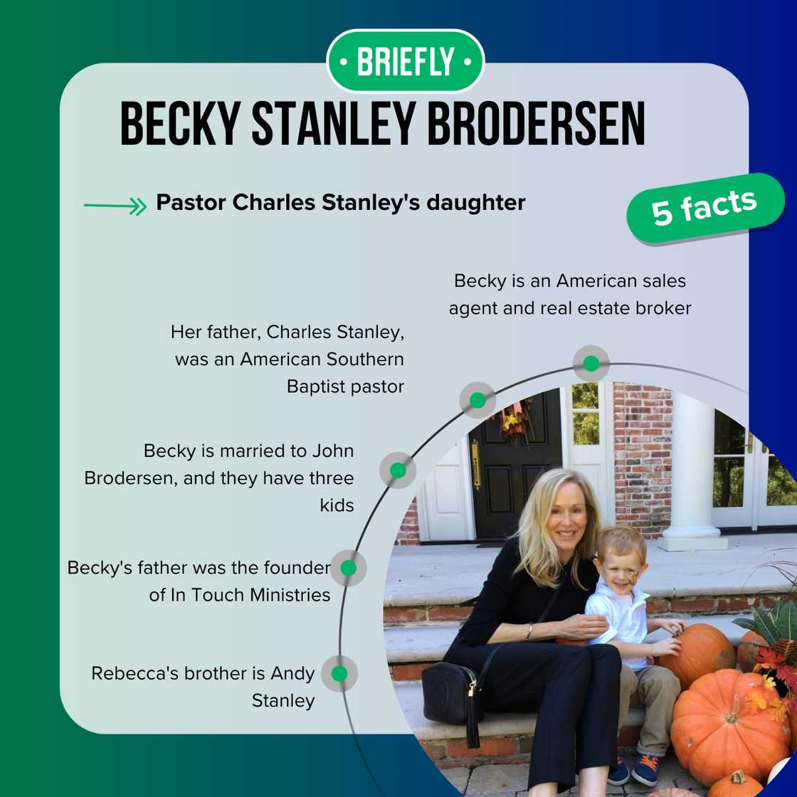 Becky Stanley Brodersen has a brother named Andy Stanley Becky Stanley Brodersen has a brother named Andy Stanley