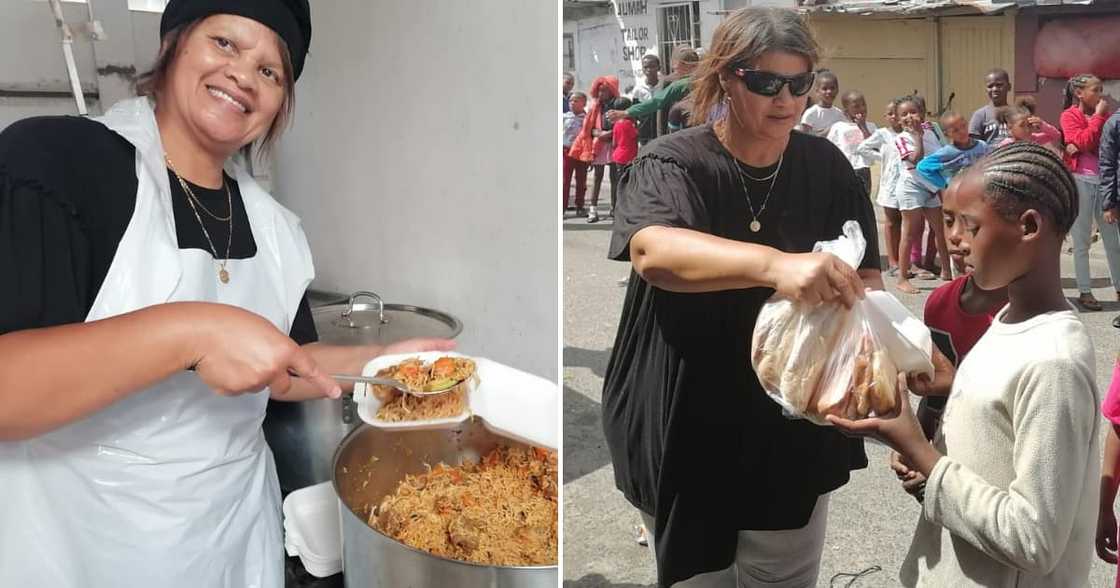 The Cape Town woman feeds people weekly