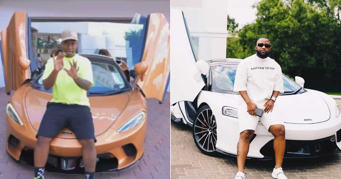 McLaren, GT, P1, Andil Mpisane, Cassper Nyovest, Rapper, Musician, Royal AM, Chairman, Sportscar, Mercedes Maybach GLS 600 4Matic, Porsche GT2RS, MaMkhize, Tamia Louw, Instagram, Twitter