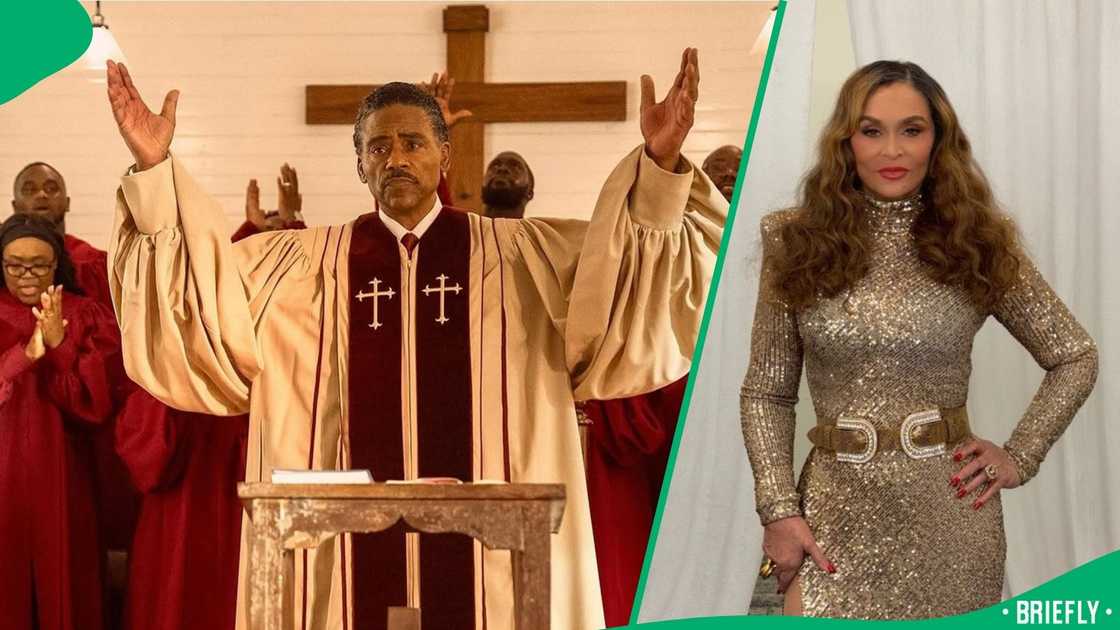 Richard Lawson and Tina Knowles Richard Lawson and Tina Knowles