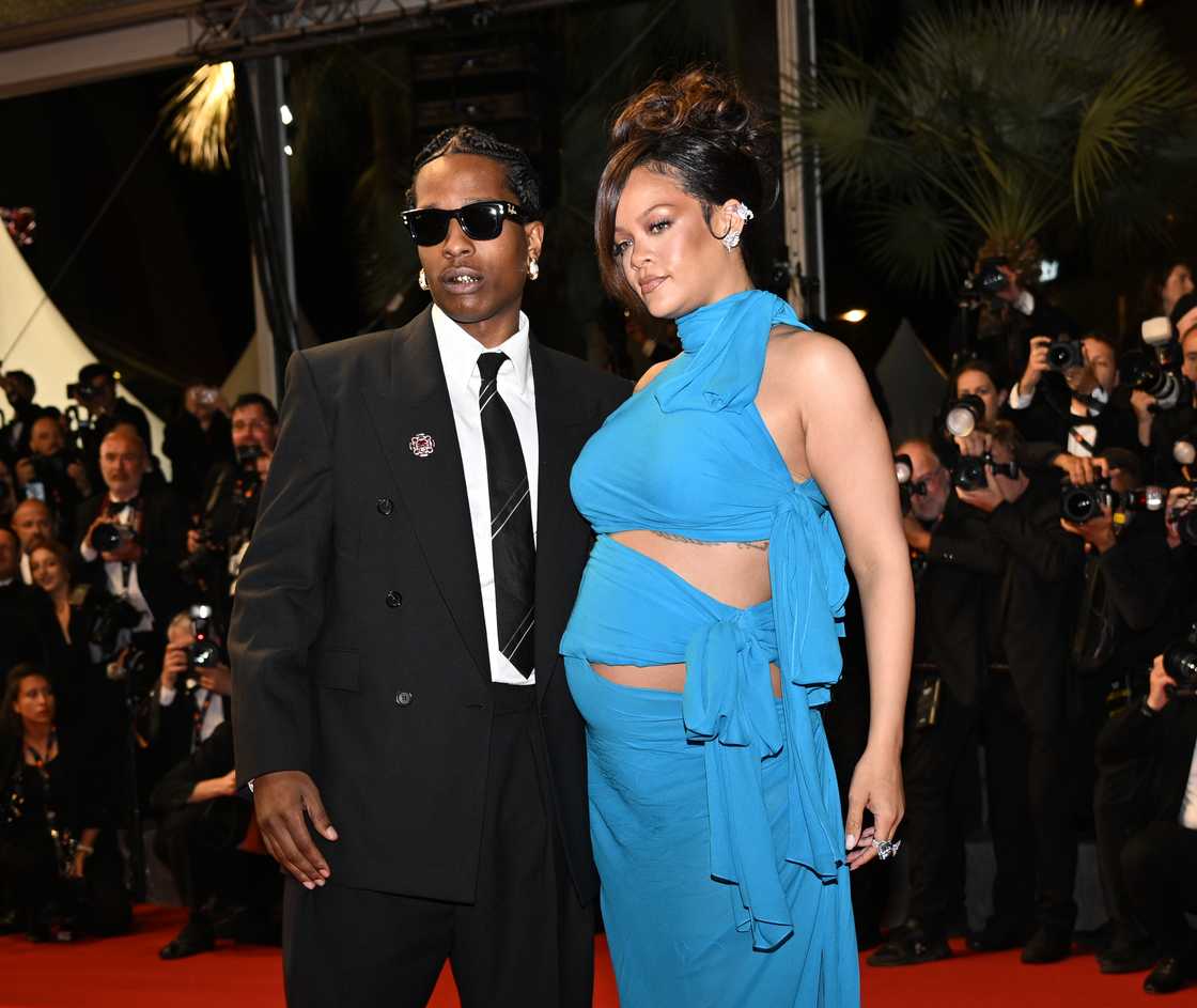 Social media reacted to Rihanna wearing A$AP Rocky's clothes