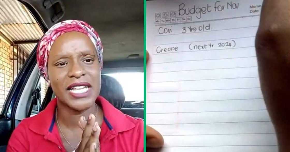 TikTok video of unemployed mom budgetting TikTok video of unemployed mom budgetting