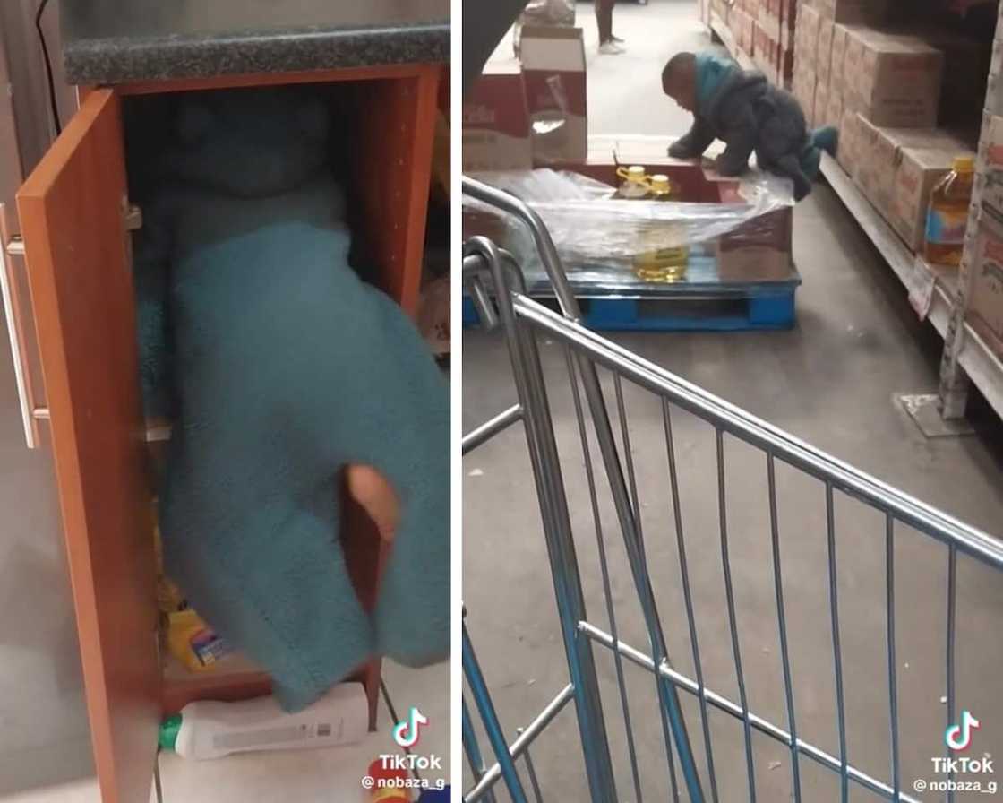South African parents relate to TikTok video of mischievous toddler