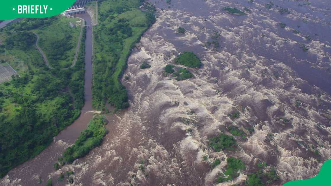 The Congo River in DRC The Congo River in DRC