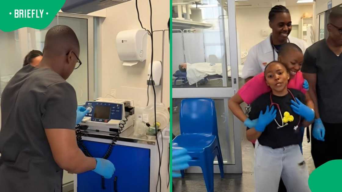 Medical students pretended to save Thabo Bester's life.
