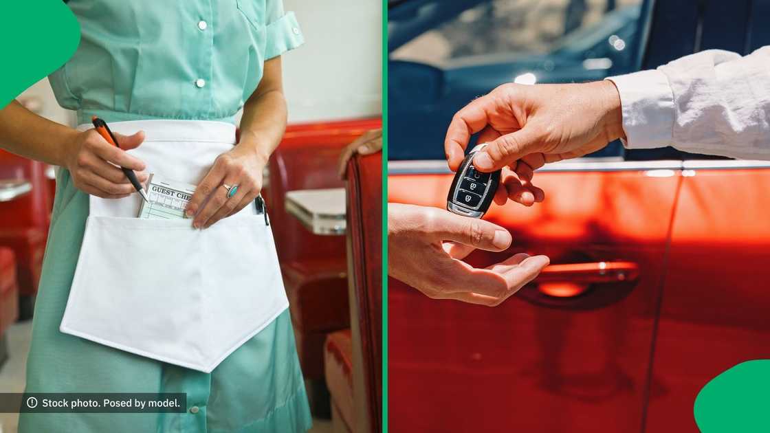 A waitress stunned Mzansi with her big girl purchase A waitress stunned Mzansi with her big girl purchase