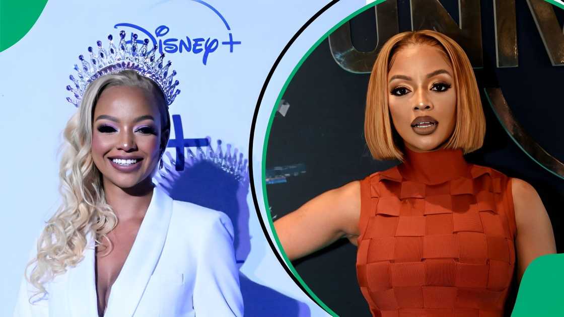 Mihlali Ndamase showed off her new hairstyle Mihlali Ndamase showed off her new hairstyle