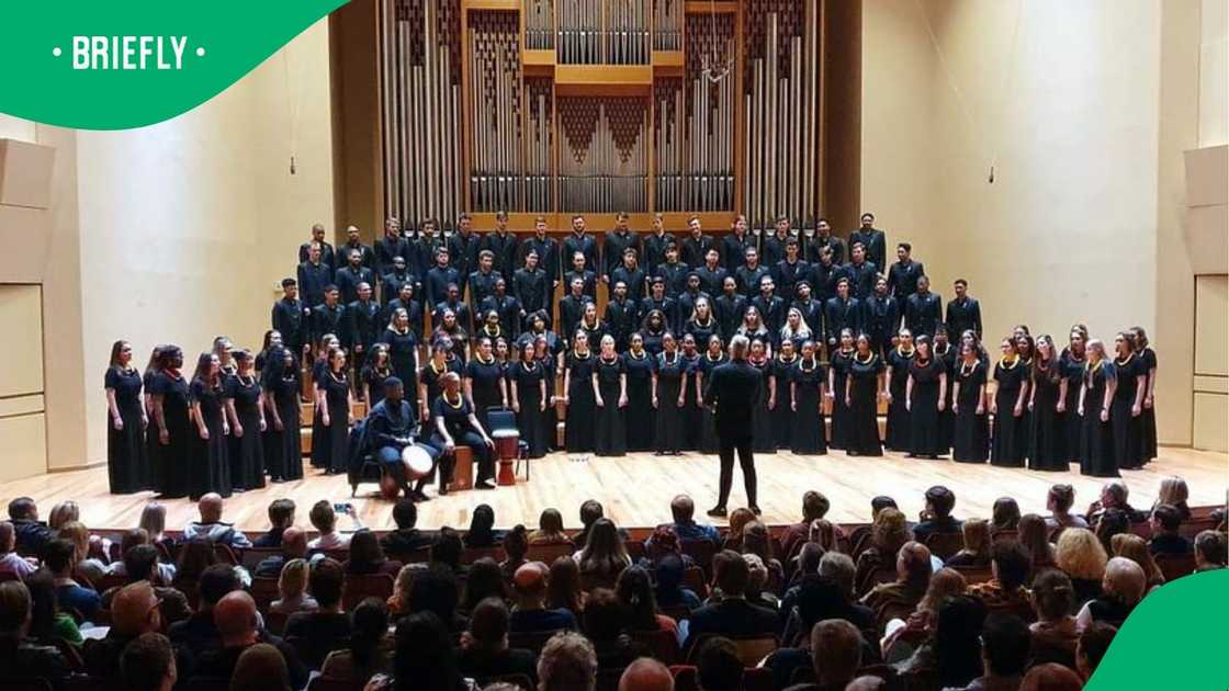 The Stellenbosch University Choir showed the crowd why they are called the best in the world