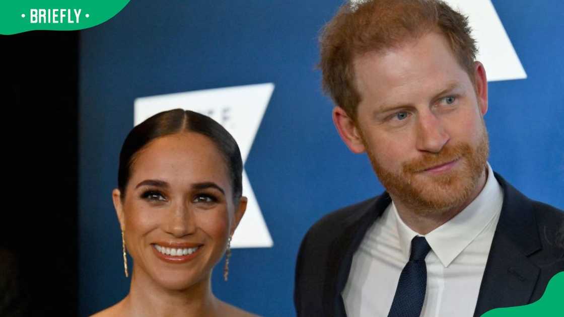 Meghan Markle and Prince Harry during the 2022 Robert F. Kennedy Human Rights Ripple of Hope Award Gala