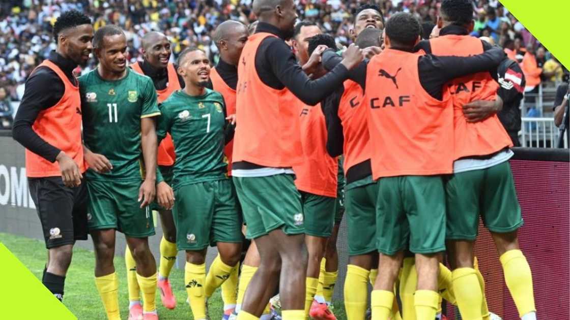 South African defeat South Sudan during their 2025 Africa Cup of Nations qualifying match in Cape Town.