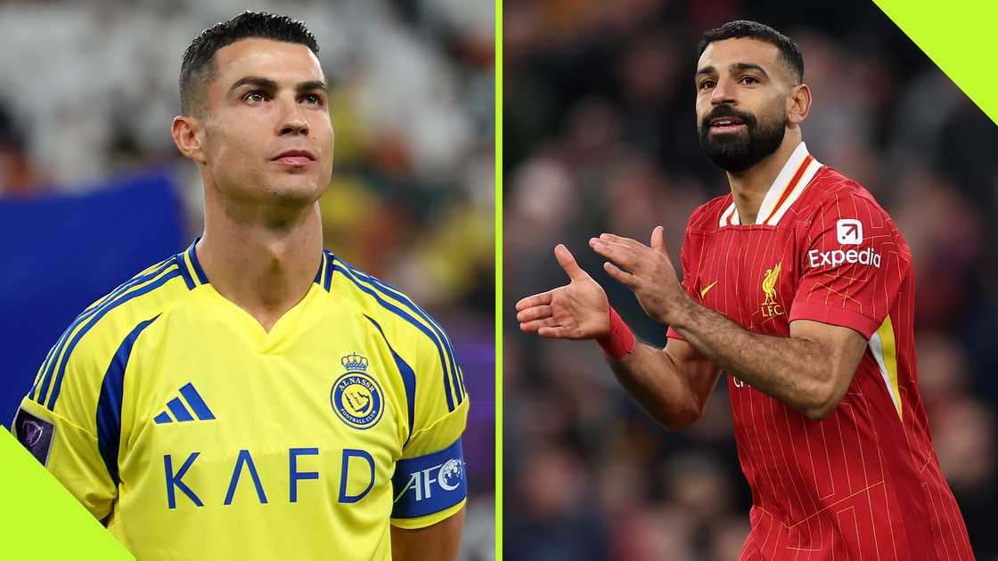 Liverpool's Mohamed Salah has admitted he loves Ronaldo's iconic 'Siuu' goal celebration.