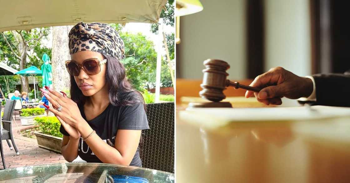 Zandi Khumalo has emotional outburst in Pretoria High Court