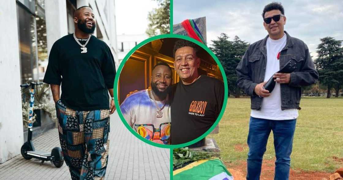 Tony Forbes has shown love to Cassper Nyovest. Tony Forbes has shown love to Cassper Nyovest.