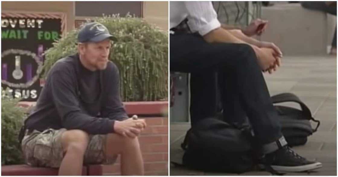 US, Dave Tally, N1.3m, laptop, homeless man, Brace Belanger US, Dave Tally, N1.3m, laptop, homeless man, Brace Belanger