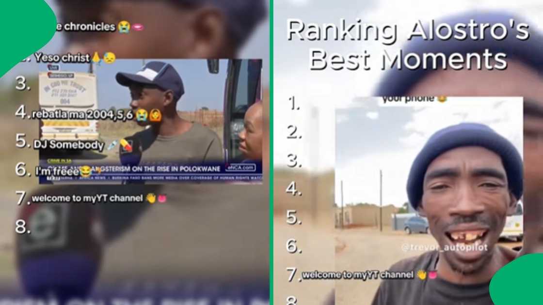 Alostro emerged as one of South Africa’s most talked-about TikTok stars, entertaining viewers with his witty and unique approach
