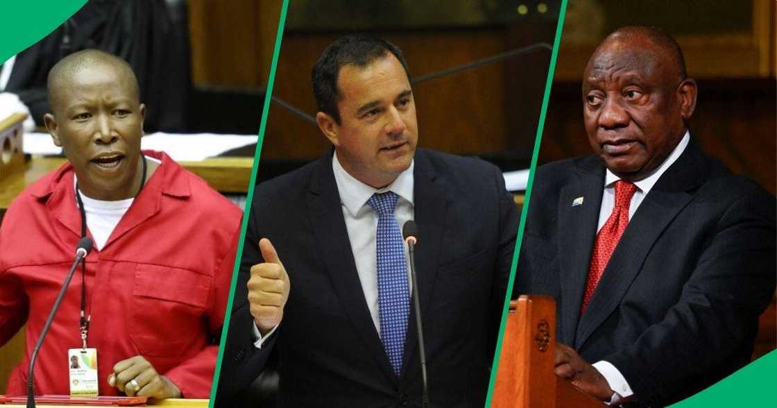 EFF President Julius Malema said the deal between the ANC and the DA had betrayed many South Africans. EFF President Julius Malema said the deal between the ANC and the DA had betrayed many South Africans.