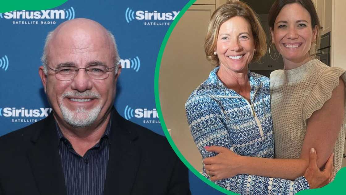 Ramsey at Sirius XM Nashville studios in 2017. Rachel and her mother, Sharon, posing for the camera (R)