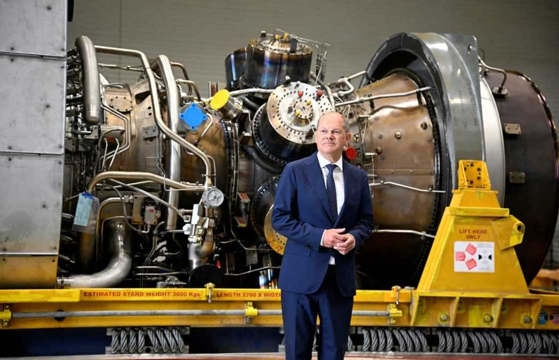 German Chancellor Olaf Scholz said transferring the missing turbine to Russia was 'really easy' German Chancellor Olaf Scholz said transferring the missing turbine to Russia was 'really easy'