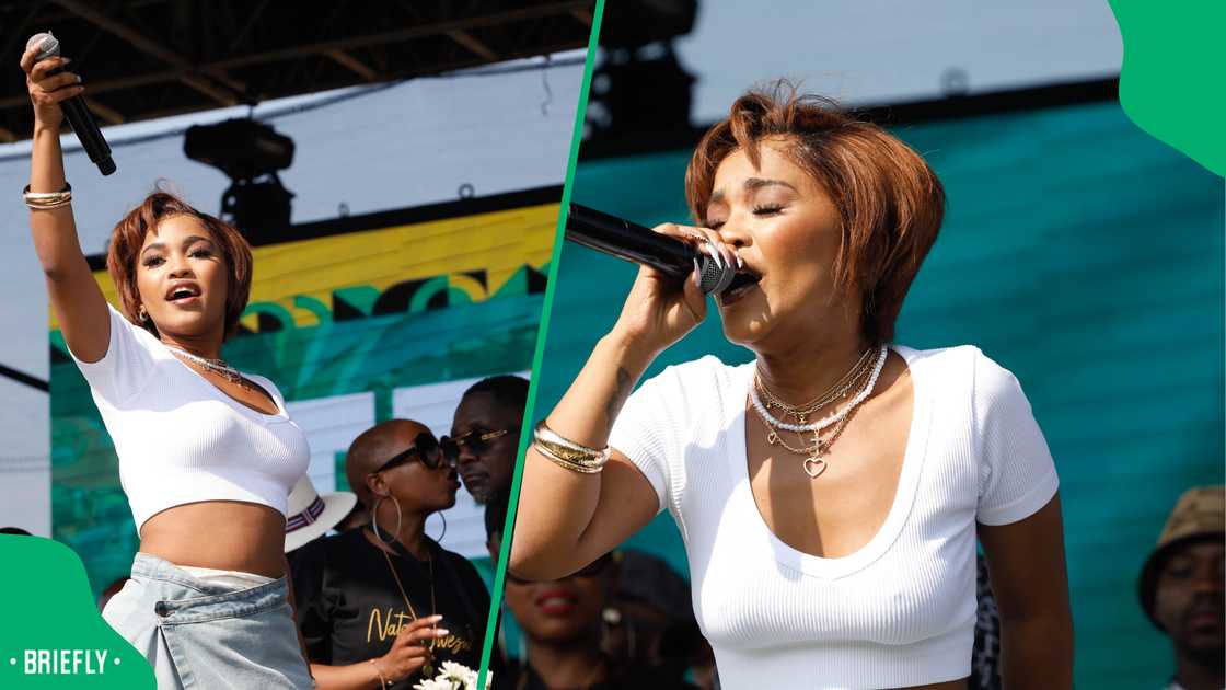 Netizens reacted to Zee Nxumalo's request.