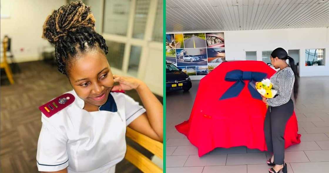 Nurse buys new car