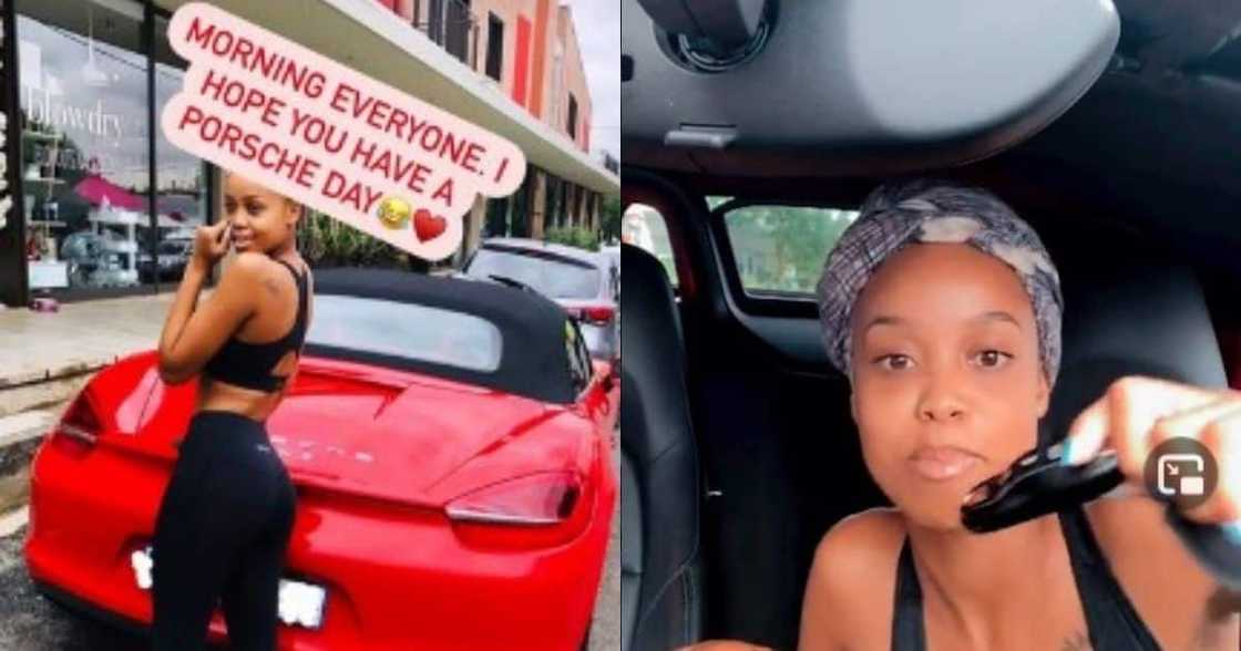 Ntando Duma Shows Off Stunning New Porsche: "Dankie Sis We Porsche"