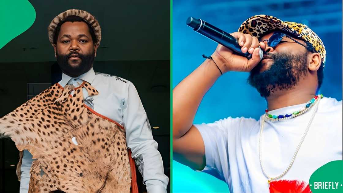 Sjava's outfit gets hilarious reactions Sjava's outfit gets hilarious reactions