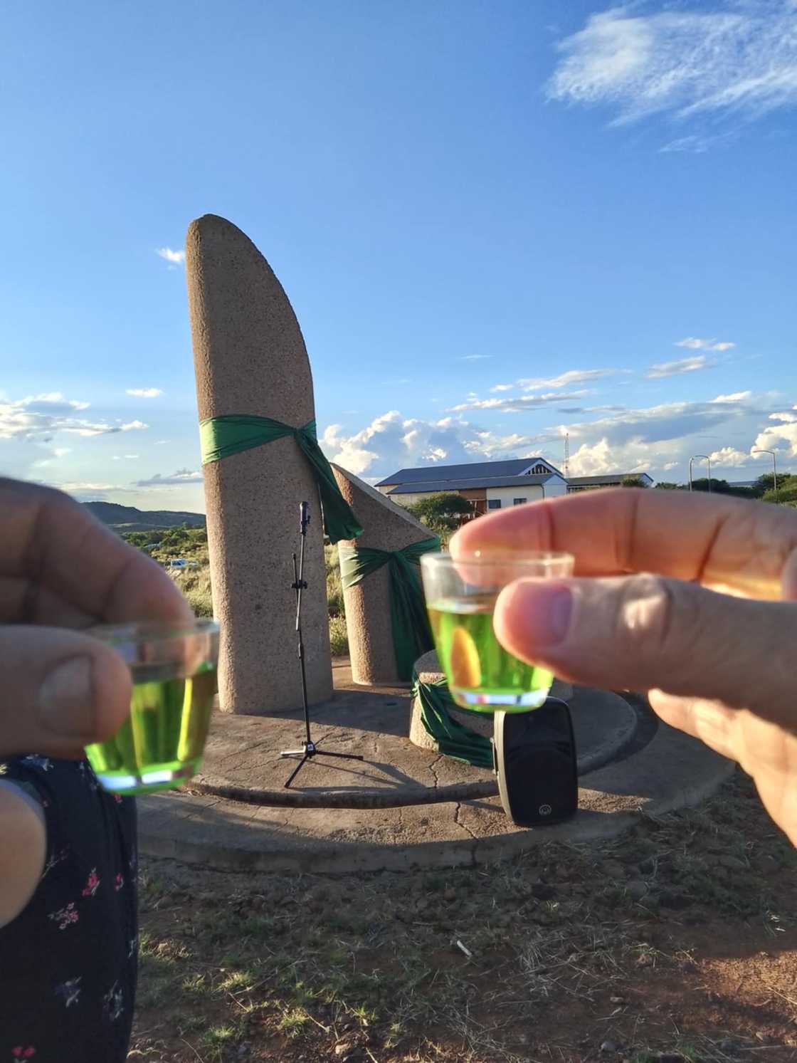 Orania residents celebrating St Patrick's Day.