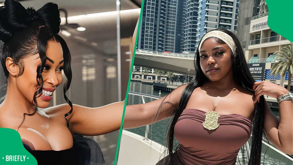 Netizens reacted to Khanyi Mbau's message. Netizens reacted to Khanyi Mbau's message.
