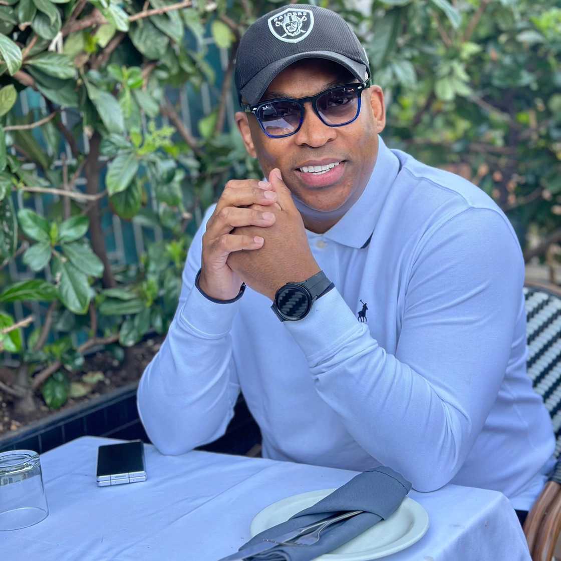 Robert Marawa's rare photo with son sparks reactions