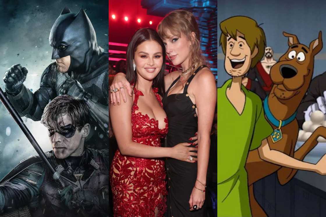 Iconic duos Batman and Robin, Selena Gomez and Taylor Swift and Shaggy and Scooby Doo Iconic duos Batman and Robin, Selena Gomez and Taylor Swift and Shaggy and Scooby Doo