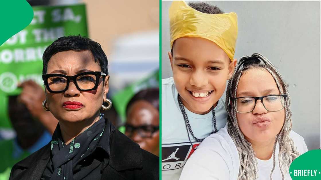 ActionSA member Dereleen James broke down in tears as Tiffany Meek appeared in court for her son Jayden-Lee Meek's murder ActionSA member Dereleen James broke down in tears as Tiffany Meek appeared in court for her son Jayden-Lee Meek's murder