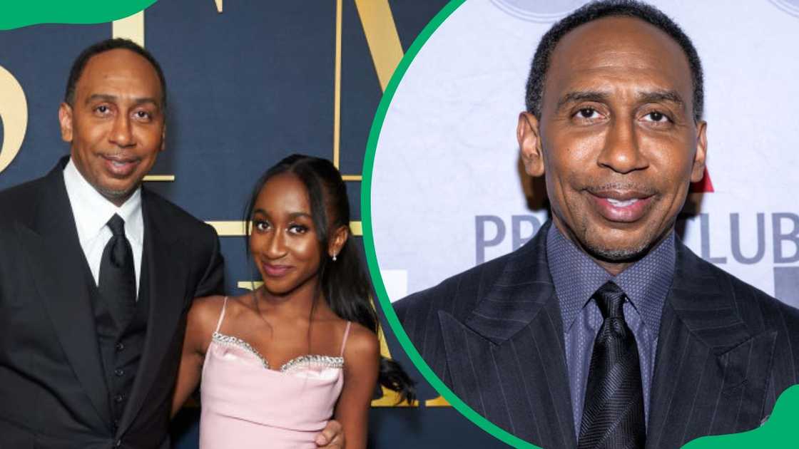 Stephen A Smith and his daughter, Samantha Smith Stephen A Smith and his daughter, Samantha Smith