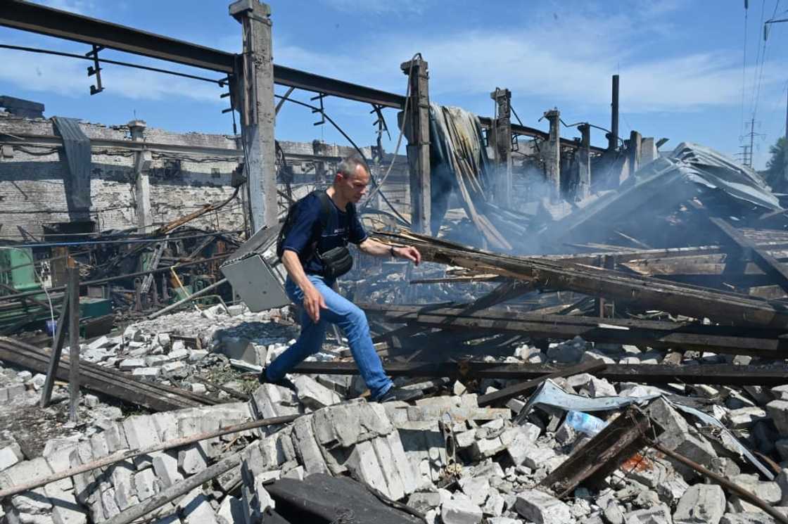 Russian forces have retreated from Snake Island, a Ukrainian outcrop in the Black Sea, but continue to bombard mainland targets like this factory in Kharkiv Russian forces have retreated from Snake Island, a Ukrainian outcrop in the Black Sea, but continue to bombard mainland targets like this factory in Kharkiv